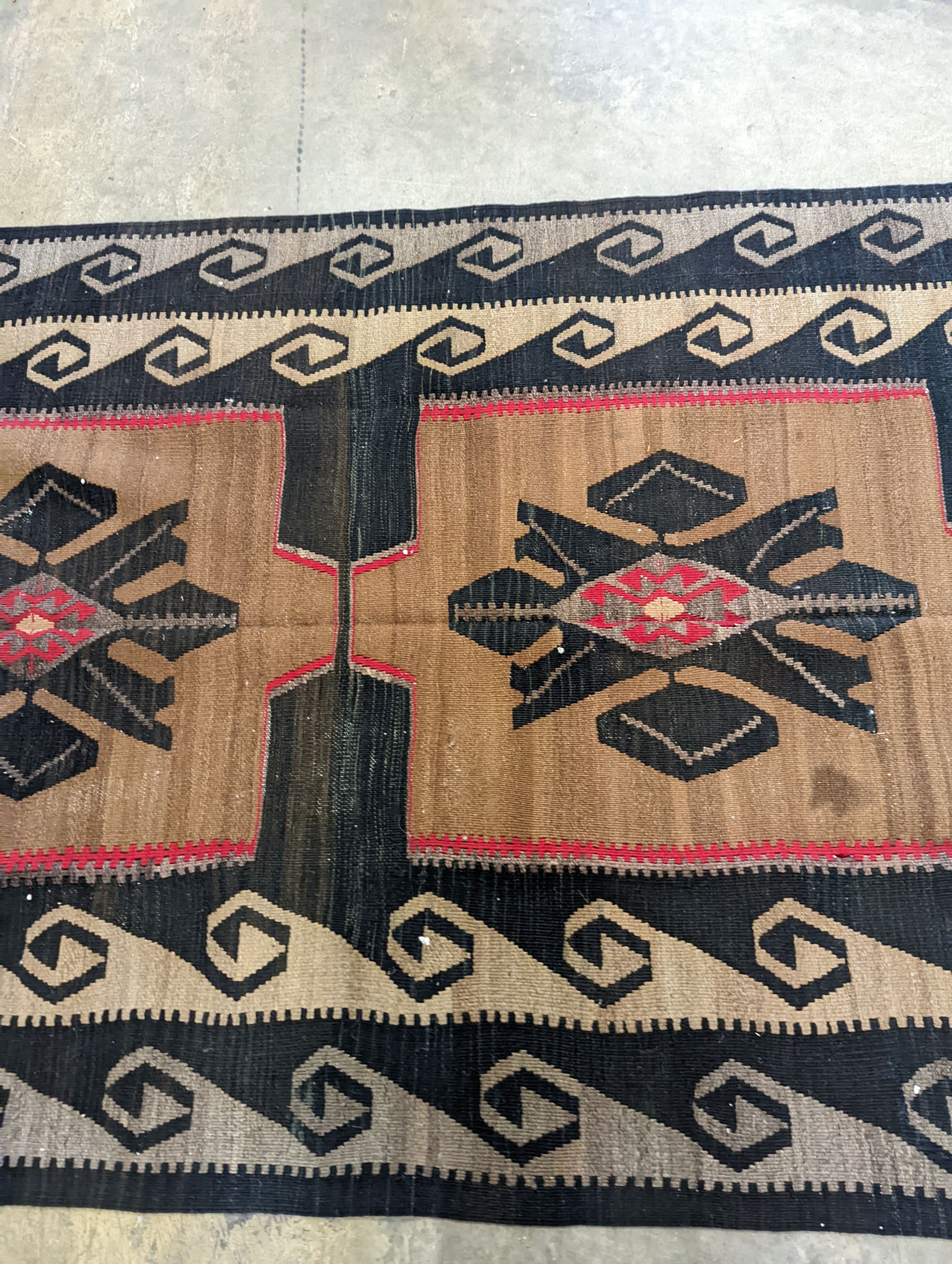 A vintage Anatolian Kelim, approx. 350 x 150cm